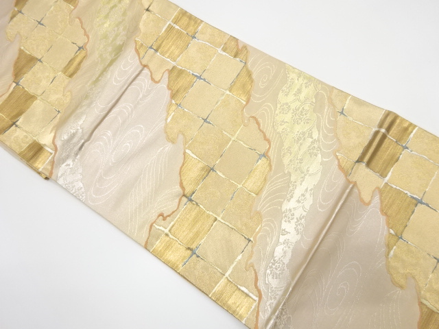 JAPANESE FUKURO OBI / WOVEN STREAM